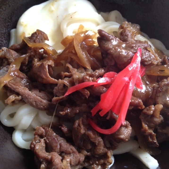 牛丼が急遽☆牛うどん